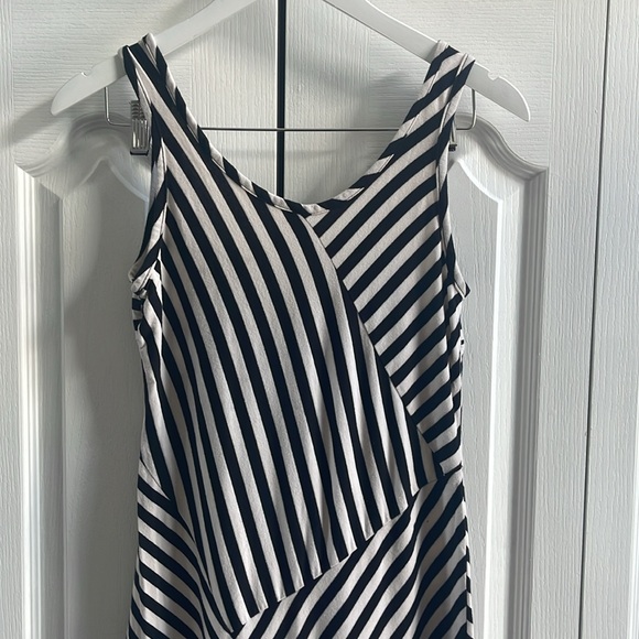 Monteau Striped Maxi Dress Large - Picture 2 of 6